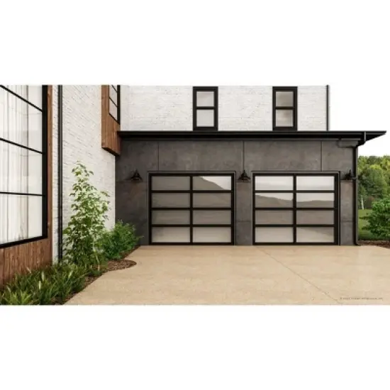 Urban Ambiance Luxury Industrial Outdoor Wall Sconce 10.5''H x 12''W,  Midnight Black Finish,  Pittsburgh Collection, UHP1363 image {1}