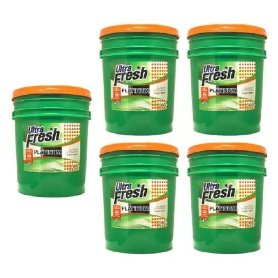 Ultra Fresh 3X Platinum 5 Gallon Laundry Detergent Liquid for All Machine Types with Easy Dispensing Pump, Up to 640 Loads, Original Green (3 Pack) image {8}