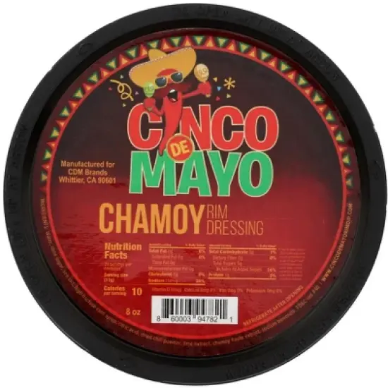 Cinco De Mayo Cocktail Rim Dressing Chamoy - Case of 12 - 8 oz image {1}