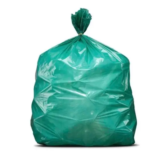 "Plasticplace 64 Gallon Toter Compatible Trash Bags, Green (50 Count) image {4}