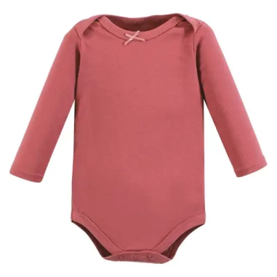 Hudson Baby Infant Girl Cotton Long-Sleeve Bodysuits, Happy Fall 7-Pack image {6}