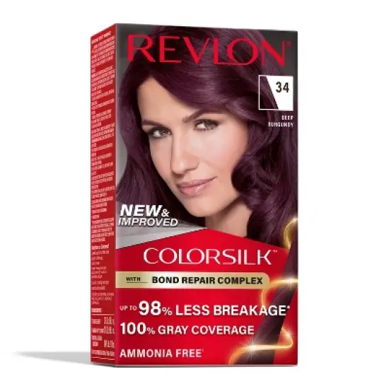 Revlon ColorSilk Permanent Hair Color with Bond Repair Complex - Reds/Auburns image {15}