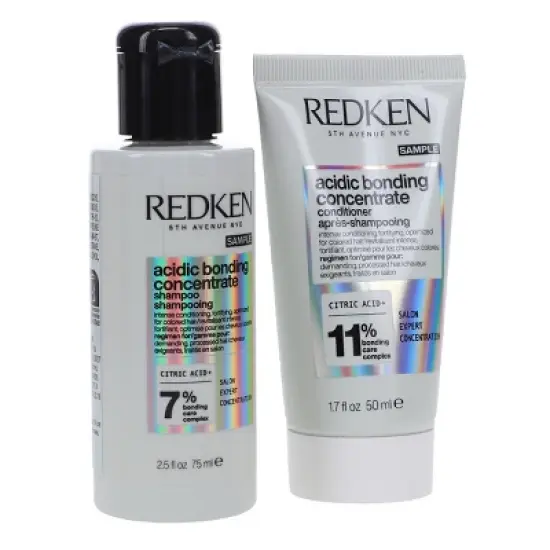 Redken Acidic Bonding Concentrate Shampoo 2.53 oz & Acidic Bonding Concentrate Conditioner 1.7 oz Combo Pack image {5}
