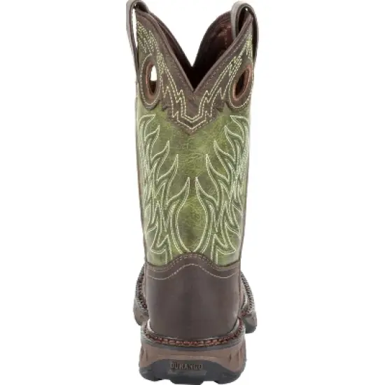 Lil' Durango Maverick XP Western Work Boot, DBT0215C, Green image {3}