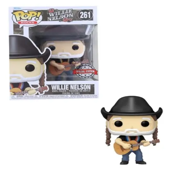 Funko POP Rocks Willie Nelson With Cowboy Hat | Exclusive image {2}