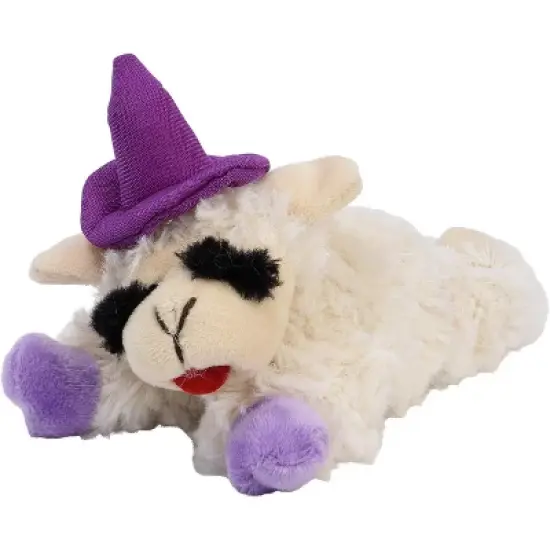 Multipet Lamb Chop with Witch Hat 6", White image {3}