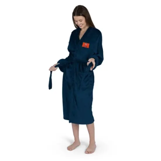 NCAA Virginia Cavaliers Silk Touch Robe Small/Medium image {1}