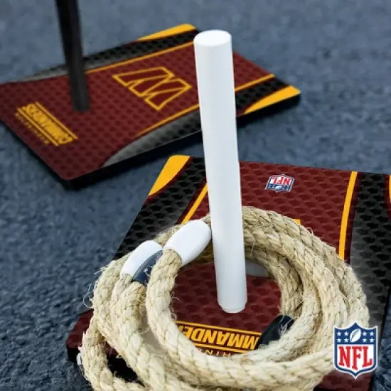 NFL Washington Commanders Solid Wood Quoits Toss Game image {7}