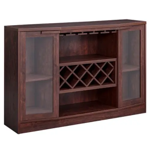 Home Source Jill Zarin Bar Cabinet with Curved Glass Doors image {8}