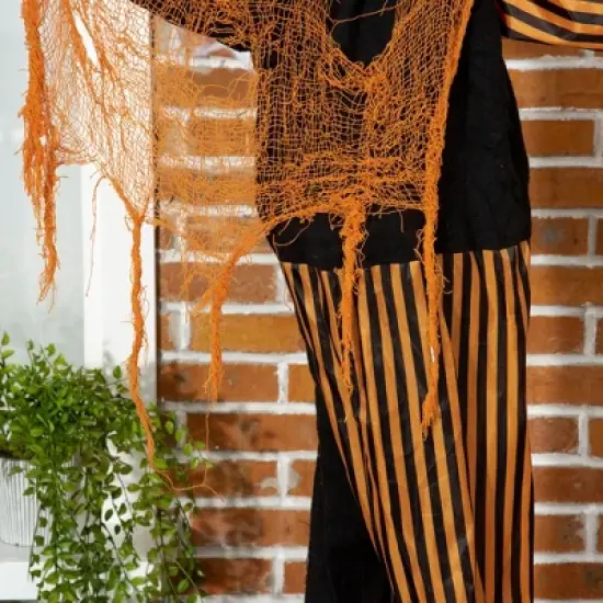 Outsunny 65.25" Life Size Outdoor Halloween Decorations Talking Circus Clown with Balloon, Animated Prop with Sound and Motion Activated image {5}