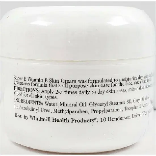 Windmill - Super E, Moisturizing Vitamin E Skin Cream, 1 Oz image {1}