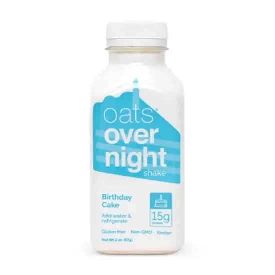 Oats Overnight Shake Birthday Cake - 2oz image {5}