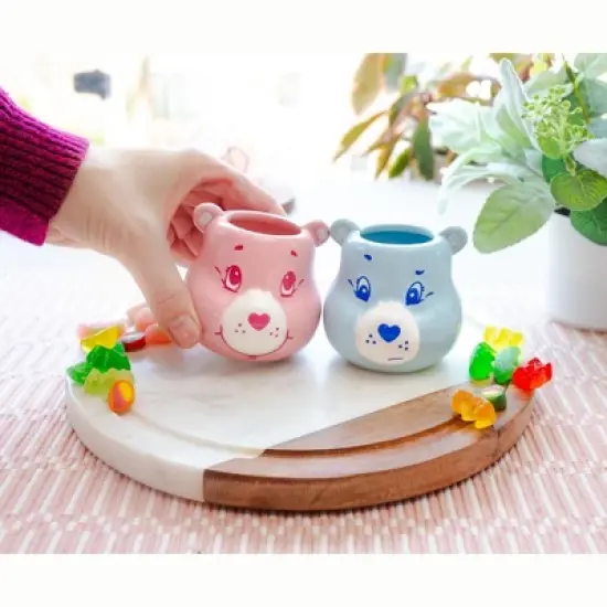 Silver Buffalo Care Bears Cheer Bear Sculpted Ceramic Mini Mug | Holds 2.5 Ounces image {7}