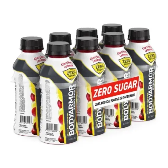 BODYARMOR ZERO Cherry Berry Lemonade - 8pk/12 fl oz Bottles image {2}
