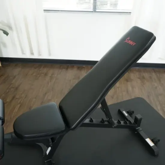 Sunny Health & Fitness Fully Adjustable Utility Weight Bench image {10}