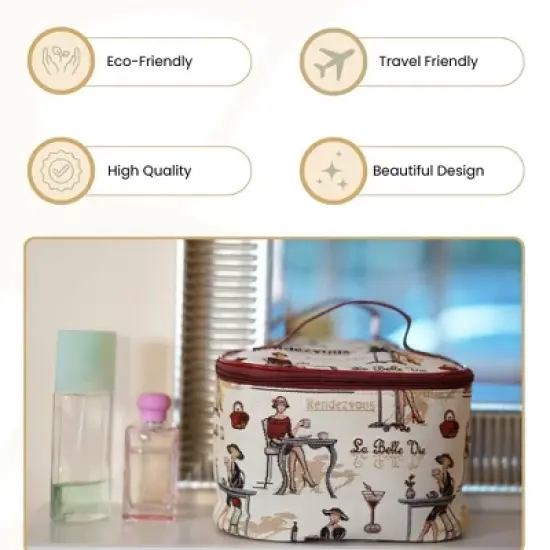 Signare USA Rendezvous Toiletry Vanity Bag image {4}