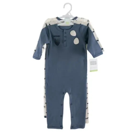 Hudson Baby Infant Boy Cotton Coveralls 3pk, Wingman image {1}