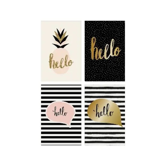Better Office Hello Cards with Envelopes 6" x 4" Assorted Colors 100/Pack (64561)  image {1}