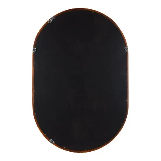 24" x 36" Hutton Framed Capsule Pinboard Walnut Brown - Kate & Laurel All Things Decor image {3}