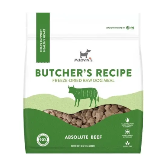 McLovin's Freeze Dried Dry Dog Food with Beef Recipe image {4}