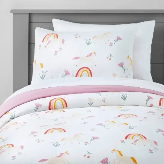 Kids' Duvet Unicorn Cover - Pillowfort&trade; image {5}