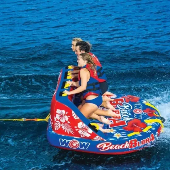 WOW Beach Bubba 3-Person Soft Top Towable image {7}