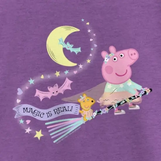 Girl's Peppa Pig Magic Is Real T-Shirt image {1}