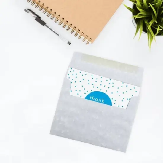 JAM Paper Envelopes A8 50ct Parchment - Blue: 5.25 x 7.25 Gummed Flap, Recycled Content, Mailing Stationery image {2}