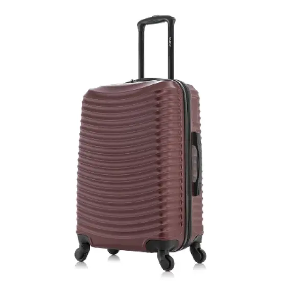 DUKAP Adly Lightweight Hardside Large Checked Spinner Suitcase image {9}