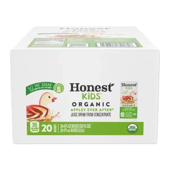 Honest Kids Organic Apple Juice Drink - 20pk/6 fl oz Boxes image {2}