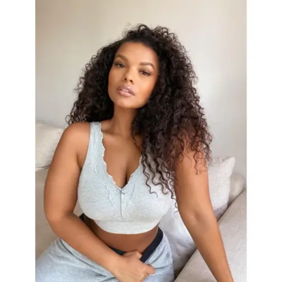 Fruit of the Loom Women's Smoothing Back Full Coverage Wireless Bralette image {5}