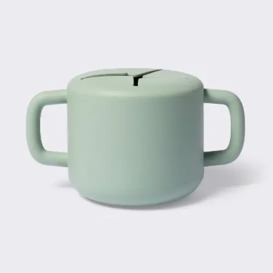 Silicone Snack Cup With Lid - Green - Cloud Island&trade; image {4}