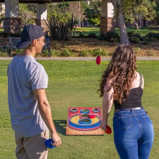 GoSports Carnival Arcade Toss Cornhole Game - Indoor or Outdoor Bean Bag Toss image {4}