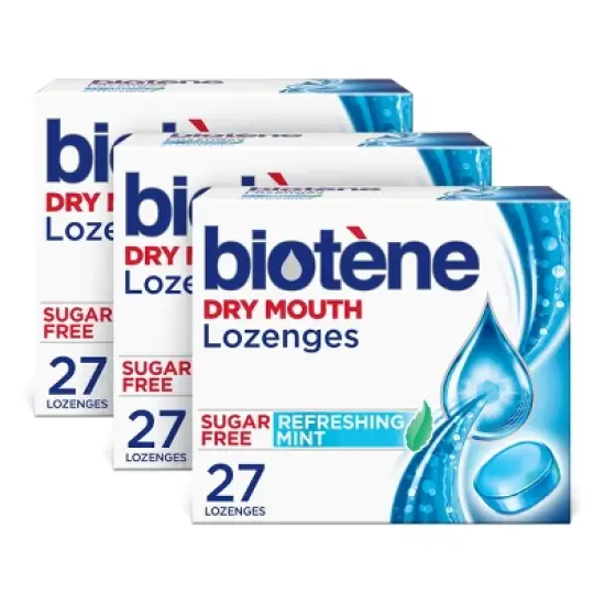 Biotene Dry Mouth Lozenges for Fresh Breath Refreshing Mint - 27ct/3pk image {8}
