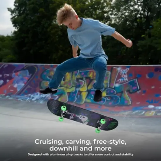 Minecraft 31'' Lenticular Deck Standard Skateboard - Green image {5}