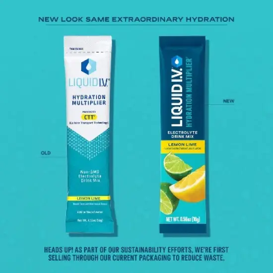 Liquid I.V. Hydration Multiplier Variety Pack, Lemon Lime & Passion Fruit, 30ct image {2}