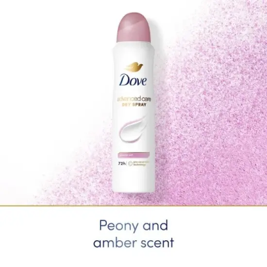 Dove Beauty Advanced Care 72-Hour Antiperspirant Dry Spray Deodorant Powder Soft - 3.8oz image {6}