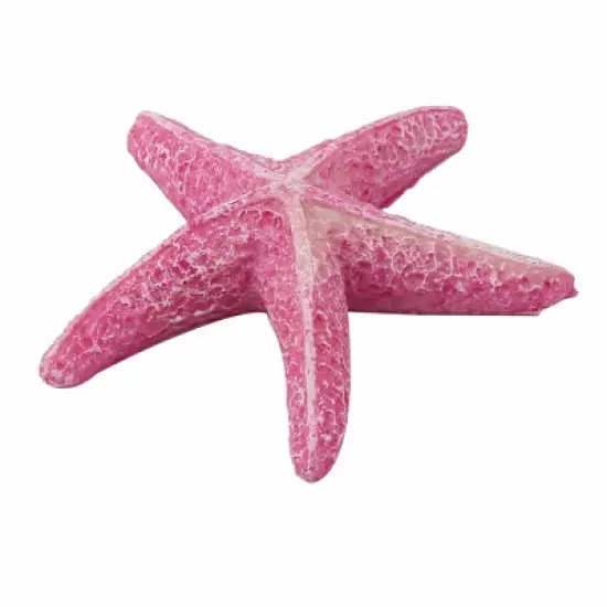 Unique Bargains Aquarium Fish Tank Polyresin Emulational Starfish Sea Star Shape Ornament Pink image {3}