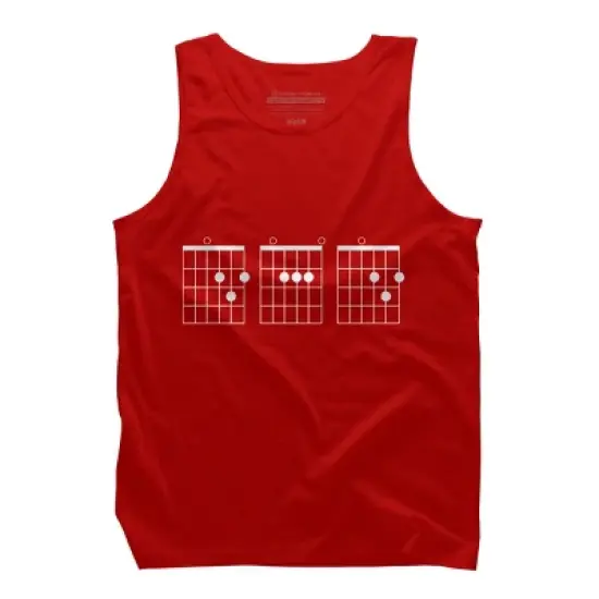 Men's Design By Humans Rocking Dad Guitar Chords By HoangCathrine Tank Top image {4}