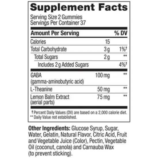 OLLY Goodbye Stress Tallboy Multivitamins Gummies - 74ct image {6}