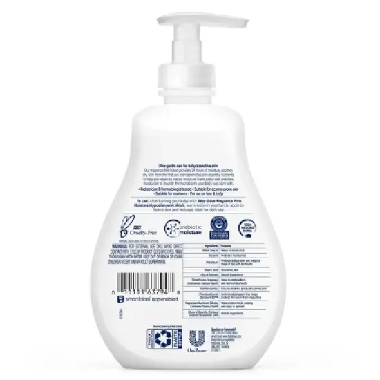 Baby Dove Sensitive Moisture Fragrance-Free Lotion image {1}