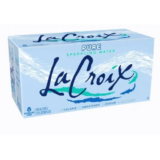 LaCroix Sparkling Water Pure - 8pk/12 fl oz Cans image {8}