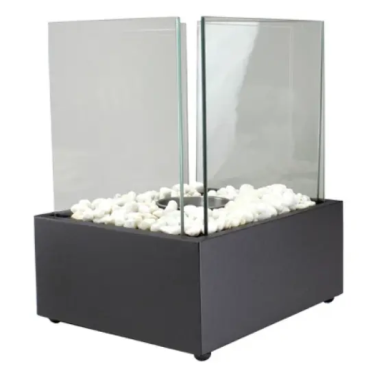 Northlight 11.5" Bio Ethanol Ventless Portable Tabletop Fireplace with Flame Guard image {3}