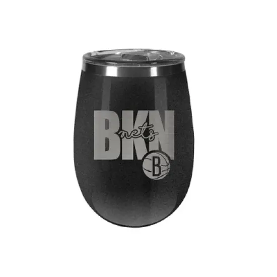 NBA Brooklyn Nets 10oz Onyx Wine Tumbler image {1}