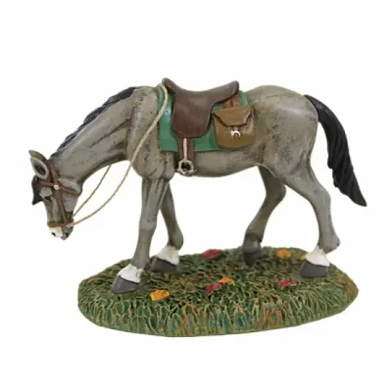 Department 56 Villages 3.25 In Gunpowder Halloween Halloween Village , Halloween Decor Halloween Horse Ichabod Crane (1PC) image {1}