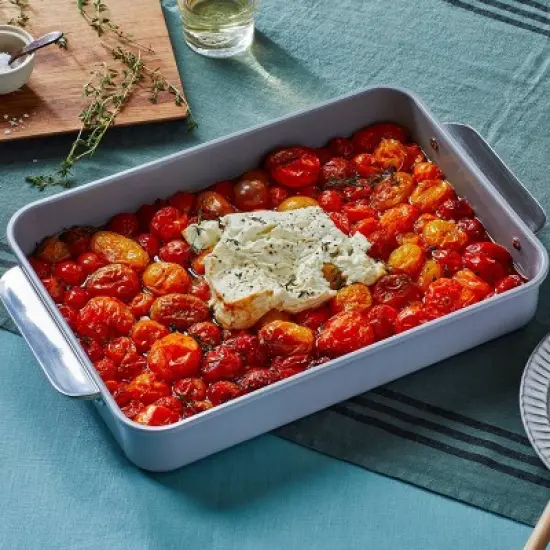 Caraway Home 9.13' Nonstick Ceramic Rectangle Pan image {4}