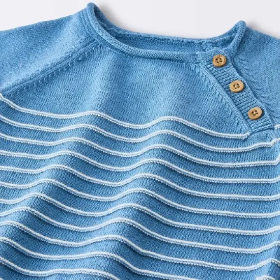 Baby Boys' Striped Sweater Set - Cloud Island&trade; Blue image {2}