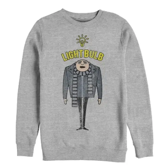 Men's Despicable Me Gru Lightbulb Sweatshirt image {2}