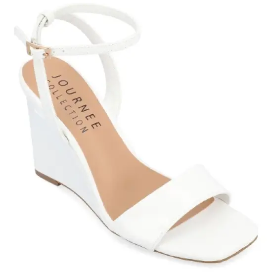 Journee Collection Womens Konna Tru Comfort Foam Mid Heel Wedge Sandals image {13}