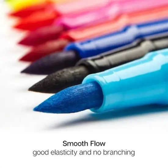 KINGART Watercolor Brush Markers 36 Colors image {4}